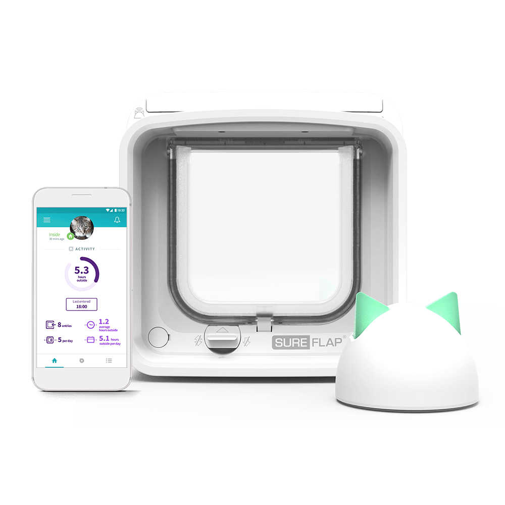 SureFeed 晶片感應寵物門 (連網型)  - 中小型貓用